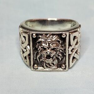Lion Sterling Men's Ring